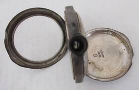 1874-1889 Blauer Antique Coin Silver Pocket Watch Case 4 Ounce Invisible Hinge