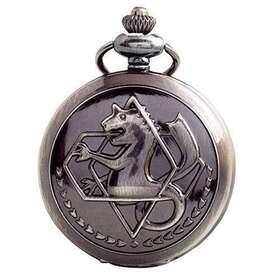 Boshiya 611029625619 Fullmetal Alchemist Pocket Watch With Chain Vintage Quartz For C