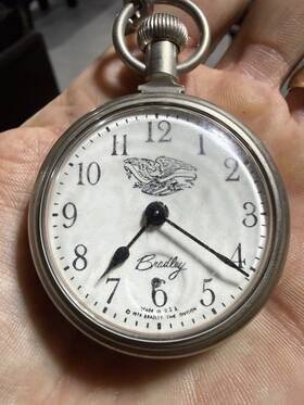 C0936 Bradley Bicentennial Pocket Watch Commemorative Series Registered