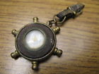 Brass Fob Turbine Compass T Steam Irpinia Italian Leather Watch Ship