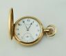 Bravingtons Renown Gold Plated Hunter Case Swiss Pocket Watch
