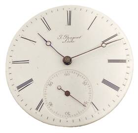 F8488 Breguet Locle Pocket Watch Movement 36 Mm Keywind Kwks Ticking