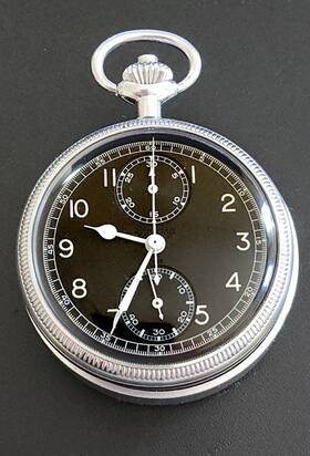 Mil-w-5605a Breitling Wakmann Vintage Military Navigational Chronograph Serviced