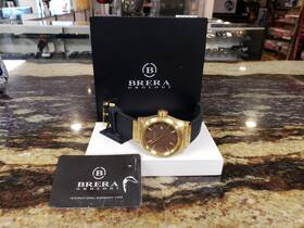 Brets45 Brera Orologi Eterno Solotempo Quart Black Dia Mens Watch No