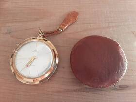 207029 Bucherer Swiss Alarm Pocket/ Table Top Watch . Vintage
