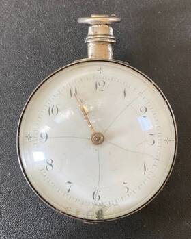 1810 Bullseye Jn. Blurton Stourbridge Crystal Verge Fusee Pocket Watch. Circa 1810 Bullseye Jn. Blurton Stourbridge Crystal Verge Fusee Pocket Watch. Circa