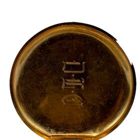 16ae2 Bulova Antique Mechanical Hunter Pocket Watch Unitas 6498 Swiss Runs