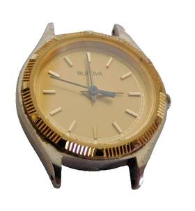 927-109 Bulova P.u.w Watch Quaratz Running. Needs Cleaning