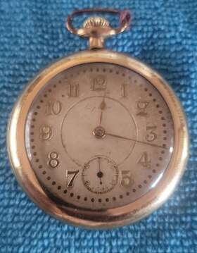 4131308 Buren Antique Swiss 17j Watch Company Imperial G.f. Pocket Serviced Vgc
