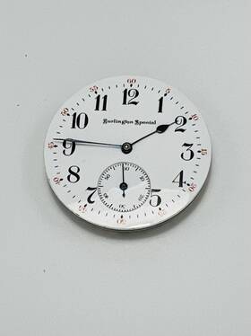 2665176 Burlington Special Pocket Watch Movement -19 Jewels- Serial