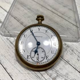 3473654 Burlington Vintage Gold-filled Pocket Watch 21 Jewels 2 Plated Gold