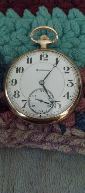 Grade107 Burlington 16s 21j Model9 Running Serial# 3018345