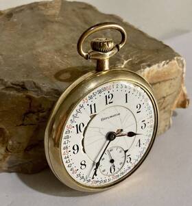 3765426 Burlington Watch Co. Antique Parts/repair 1921 Movements 14k Gold Strata Case