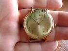 Cal.2209 Luch Gold Plated Ussr Vintage Mens Ultra Thin Mechanical Wristwatch
