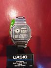 Cas63 Casio World Time Watch Alarms Zones Stainless Band