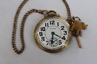 Case Filled Riverside 10k Waltham Jewel Gold 23 Chain