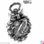 Cc-nmw Nevermore Raven Watch Alchemy Gothic Of England Edgar Allan Poe Inspired Pocket Watch-the Pewter Valentine