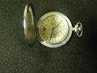 Cccp 1941-1945 Russian Molnija Pocketwatch 18j Military Vgc Working