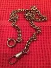 Chain " Pocket Vintage 14 Fob Link Long Nice Watch Antique Goldtone