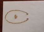 Chain Watch Initial Victorian Antique Pin Pocket