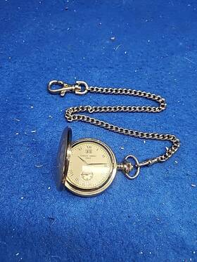 Ofc-5 Charles-hubert Paris Skeleton Pocket Watch Winding-mechanism Monogrammed