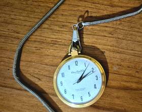 U1614 Citizen Mens Pocket Watch Hand-wound Poynox Used Antique Analog