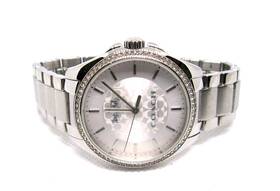 Ca.67.7.14.1180s Coach Signature Swarvoski Crystals Logo Dial Silver Tone Ladies Watch- 1180s