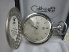 Colibri Engravable Silver Tone Pocket Watch With White Face And Date 081287764120