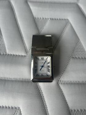 Kc4010 Colibri Vintage Money Clip Watch Square Face