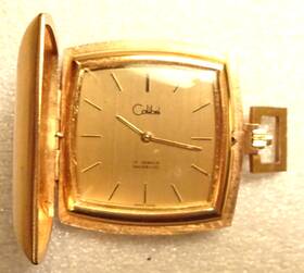 P7040 Colibri Hunter Pocket Watch Vintage 17j Running