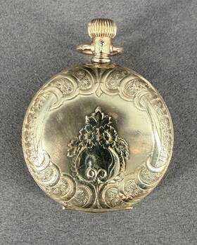 A048 Columbia Movement / Philadelphia Case Antique Size 4s Gf Full Hunter Pocket Watch Mvmt