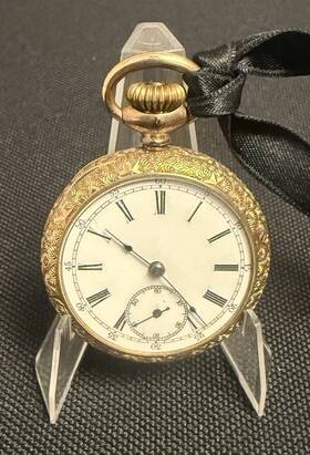 674533 Columbia Watch Co. Gold Vintage Pocket Waltham.mass Usa 14k Solid 29g