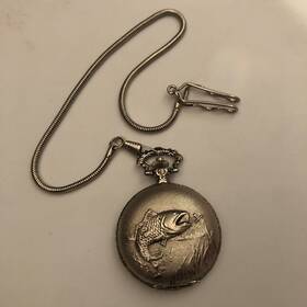 Moulin-1-3 Cover P.w.with Big Fish On By Moulin-1-3/4 Inch Wide Silver Color