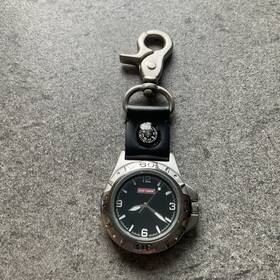 Zm10061 Craftsman Pocket Watch 42mm Silver Tone Case With Black Dial D1