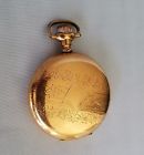 Crescent Watch Co Planet Gold Filled Pocket Triple Hinge Case
