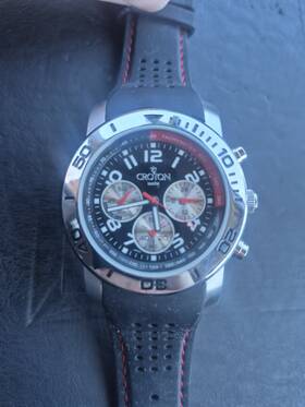 Cc311287 Croton Rare Unique Men Chronograph Watch