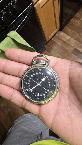 6921608 Defiance Vintage Silver Tone Pocket Watch Case Only 1920 S Era