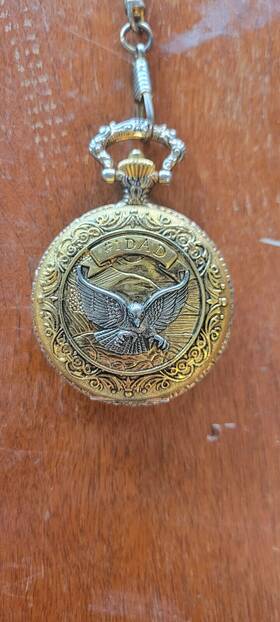 160-4pw14 Details Quartz Pocket Watch #1 Dad
