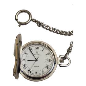 Dbw-95013 Dolan-bullock Vintage Silver Gold Swiss Made Executive Pocket Watch