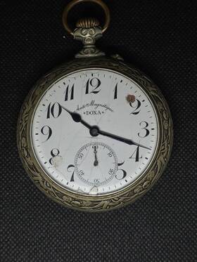 Liege-1905 Doxa Anti Magnetique Hors Concours Pocket Watch Swiss - Not Running