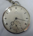 1930 Dress - Slim Prices Deco Steel Pocket Jewel Art Watch . 17 Stainless Omega