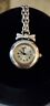 Dtl011138 Details Quartz Pocket Watch Chain Working Dtl Rare Find