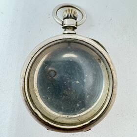 1842 Dueber Antique 18 Size Arm Hammer 3 Ounce Pocket Watch Case Coin Silver