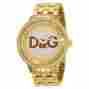 Dw0379 Dolce Gabbana D G Gold Tone Stainless-steel Dial Watch