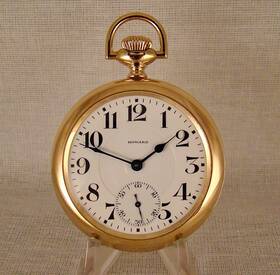 0-railroad E. Howard Watch Co E.howard 23j Series 14k Gold Filled Swing-out Open Face 16s Rr Pocket