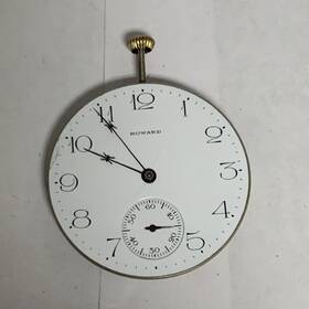 1179838 E. Howard Watch Co E.howard 117983 Series7 12s 17j 3adj Temp Pocket Movement Working