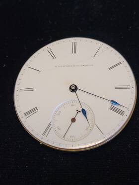 14922 E. Howard Watch Co Antique 1866 And Co. Boston Pocket Movement - Serial