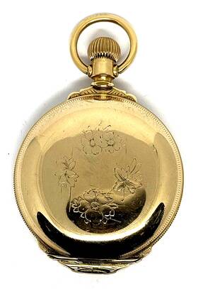 211167 E. Howard Watch Co And Co. Pw - Series Vii No 4 Deer N 15j Gf Dueber Hc Box Hinge #814