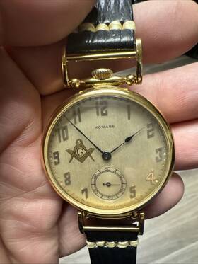 35229 E. Howard Watch Co 1921 And Pocket Converted To Wristwatch - Sn