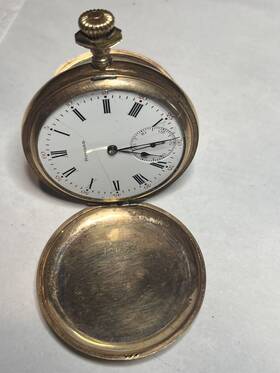 932780 E. Howard Watch Co Pocket 17 Jewels In A Keystone Hunter Case #932780